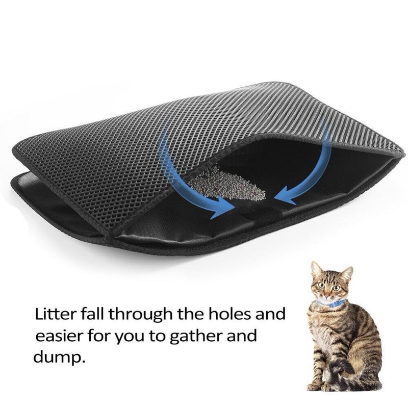 Double Layer Cat litter Mat